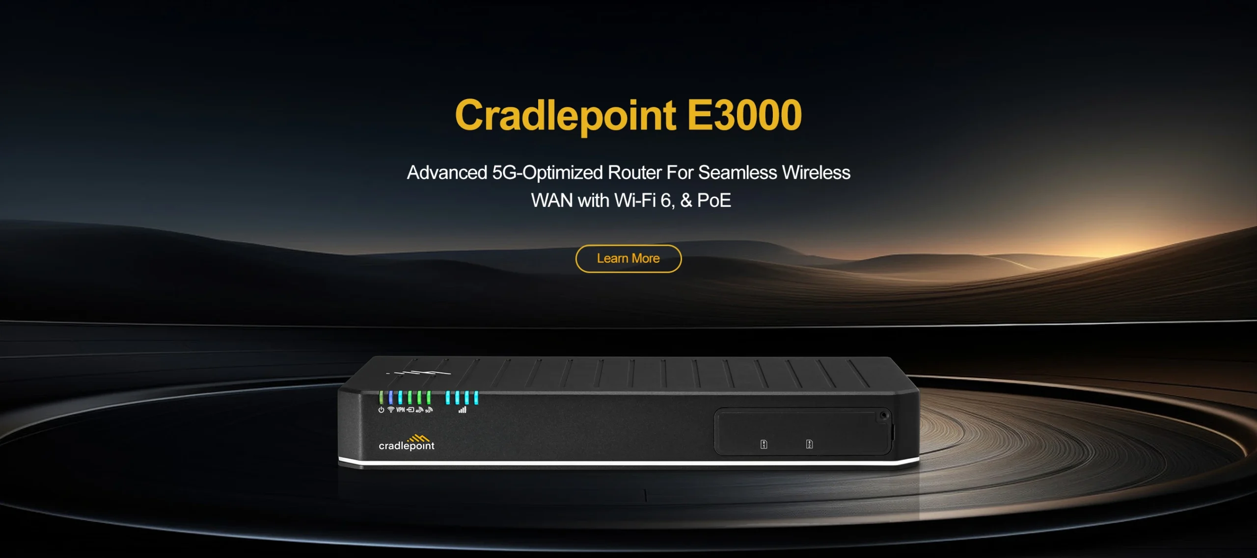 Cradlepoint E3000 banner